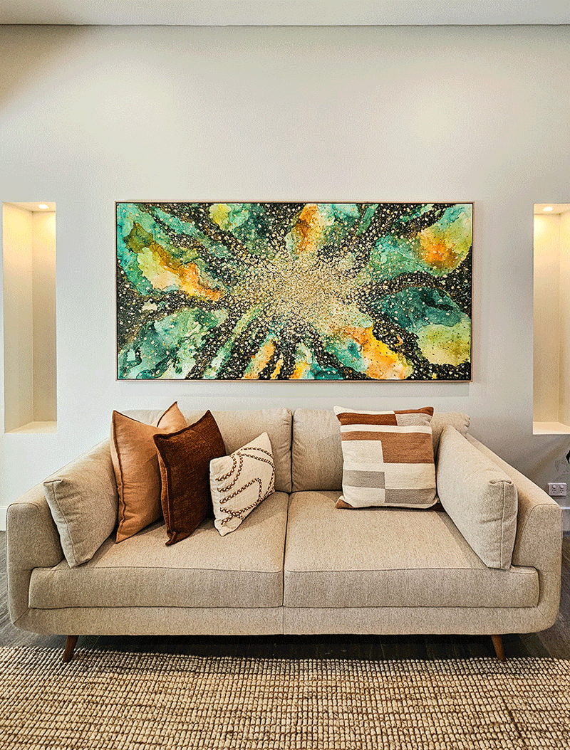 What is a commissioned artwork?